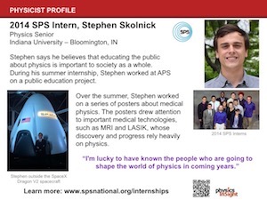 2014 SPS Intern, Stephen Skolnick