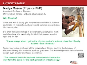 Physicist Profile: Nadya Mason