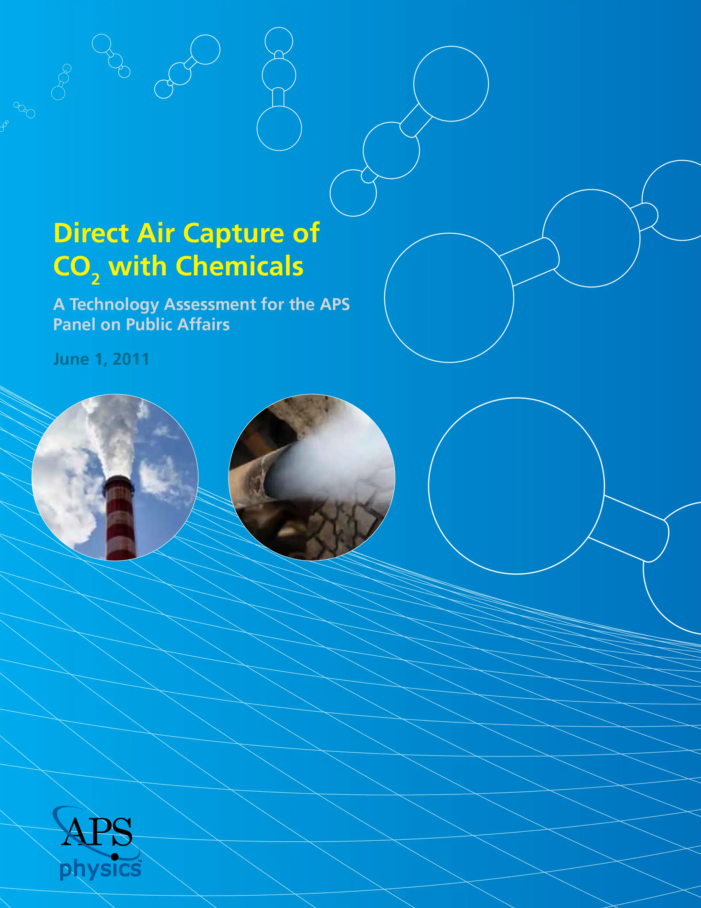 Direct Air Capture of CO2 with Chemicals report cover