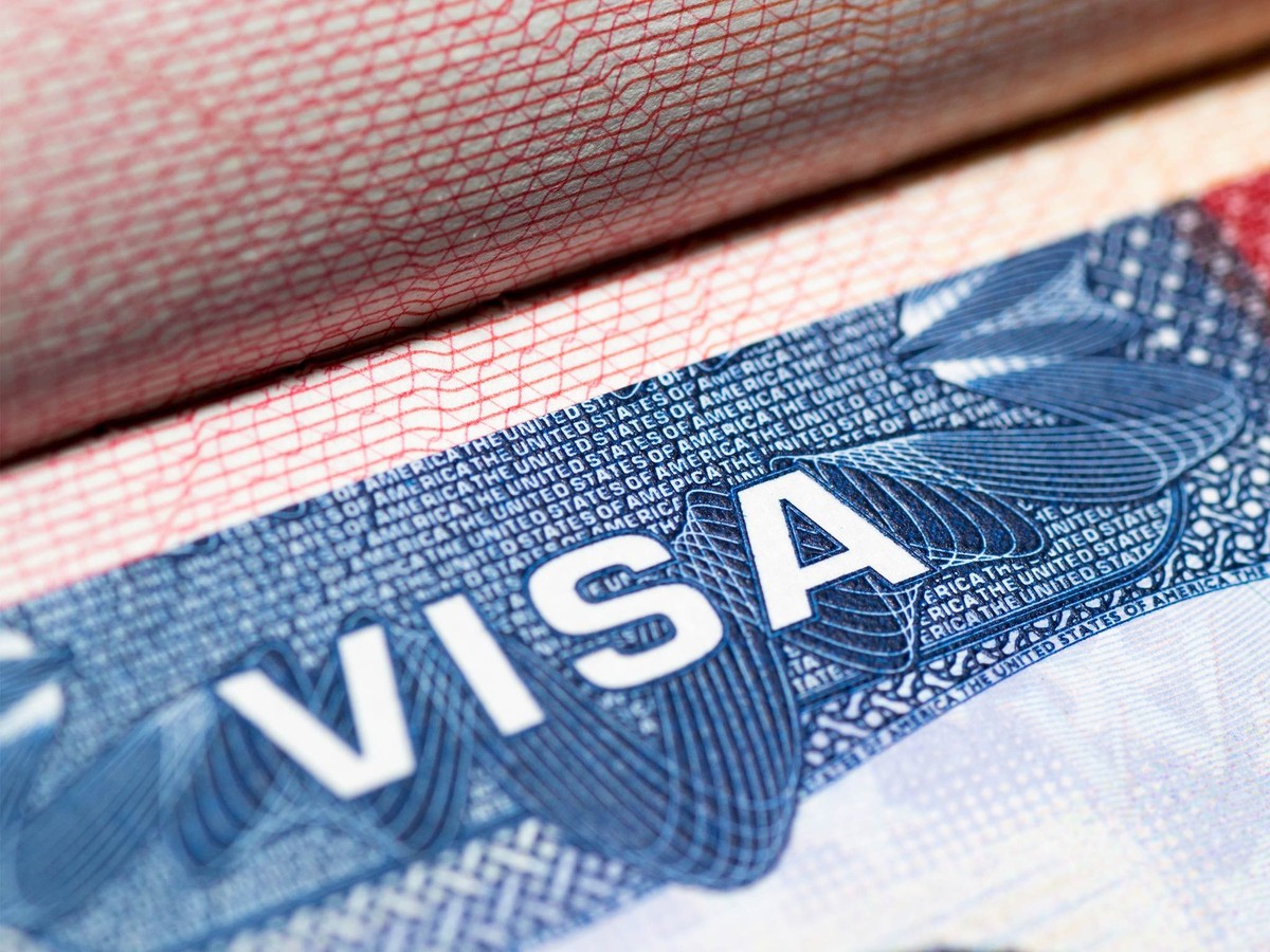 A visa document