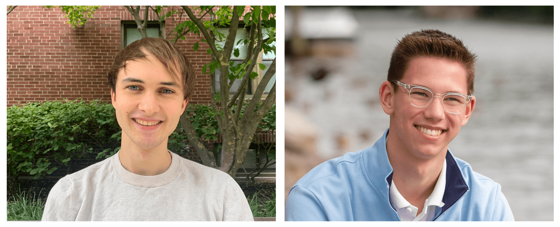 photos of Adam Dionne and Matthew Cufari, recipients of the 2022 Apker Award