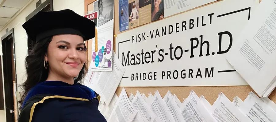 Laura D. Vega graduated with her physics doctorate from Vanderbilt University in 2021.