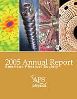 APS Annual Report 2005 cover image
