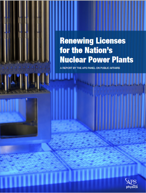 Cover image of the study on renewing licenses for the nation's nuclear power plants
