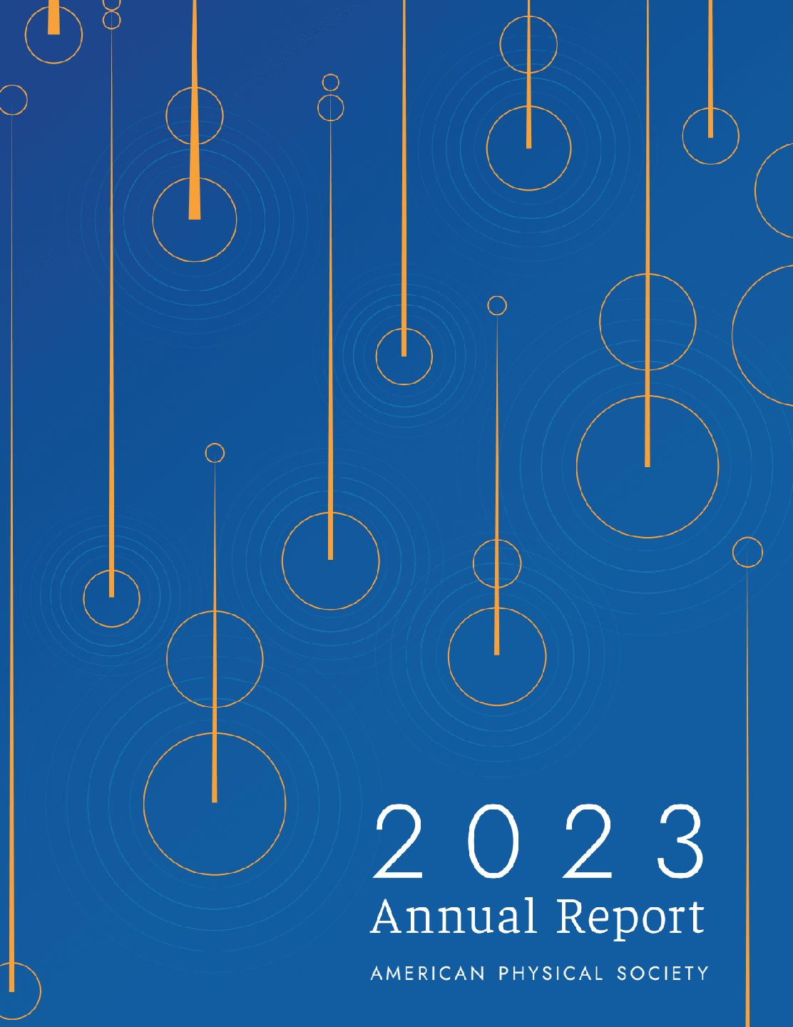 2023 APS Annual Report cover image