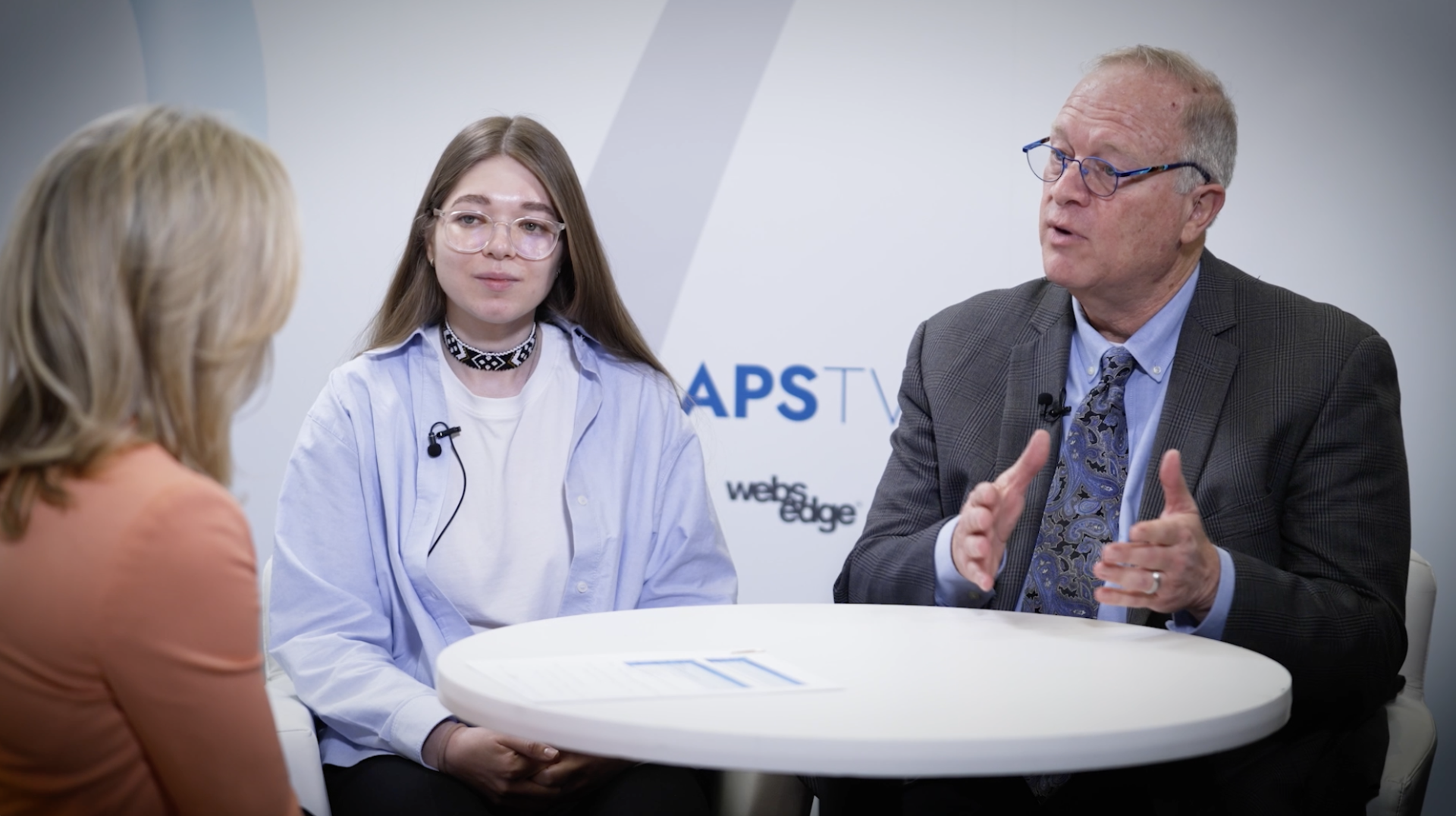 Kofman interviews with "APS TV" at the 2024 APS March Meeting.