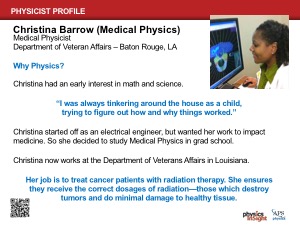 Physicist Profile: Christina Barrow