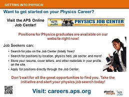 Physics post graduate job vacancy