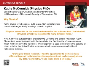 Physicist Profile: Kathy McCormick