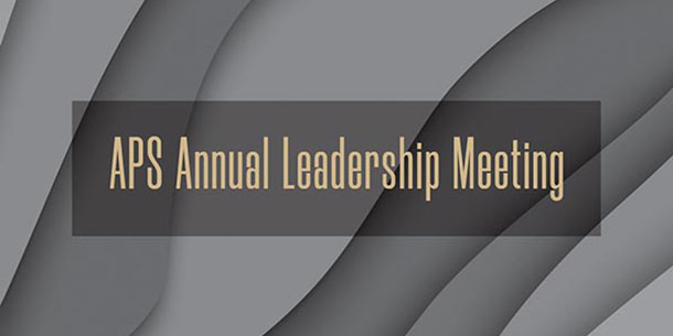 APS Annual Leadership Meeting logo
