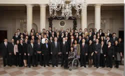 Early Career Scientists and Engineer Honorees in the Grand Foyer of the White House