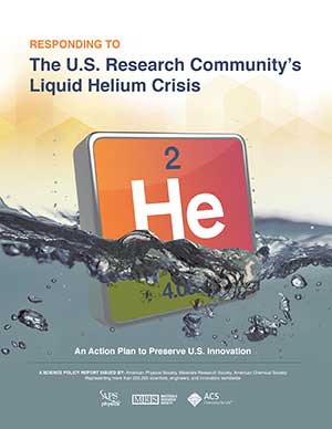 The U.S. Research Community's Liquid Helium Crisis report cover