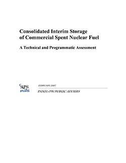 Consolidated Interim Storage of Commercial Spent Nuclear Fuel cover