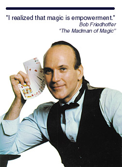 Magician Bob Friedhoffer