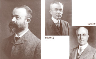 Edward L. Nichols, Ernest Merritt, and Frederick Bedell