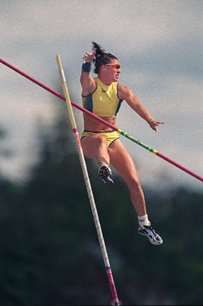 Olympic gold medalist Stacy Dragila