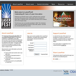LaserFest Web site