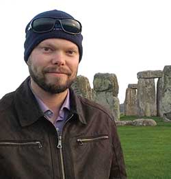 Duane Hamacher visiting Stonehenge