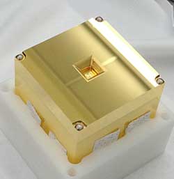 cube of platinum-gold alloy