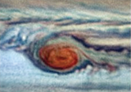 Jupiter's great red spot