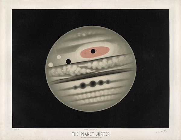 Trouvelot Jupiter 1880 photo