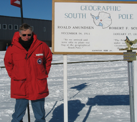 Tom Gaisser at the South Pole