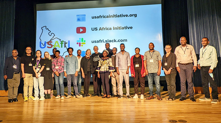 faculty on stage at USAfrI