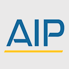 AIP logo with grey background